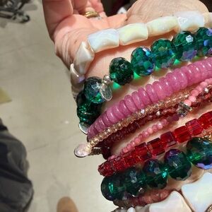 Vibrant Beaded Bracelet Set